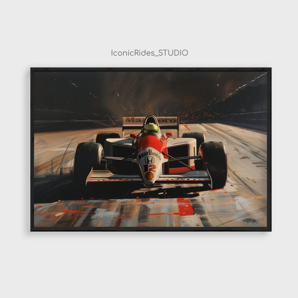 Ayrton Senna McLaren Front View