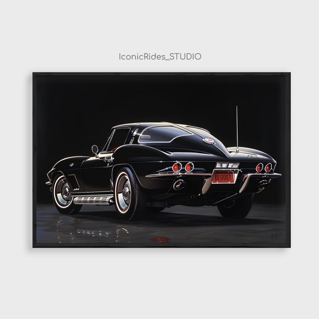 Black 1967 Corvette Sting Ray