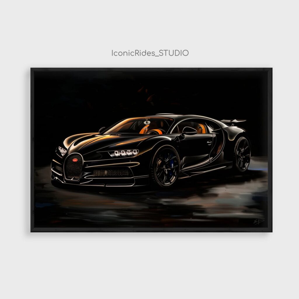 Black Bugatti Chiron