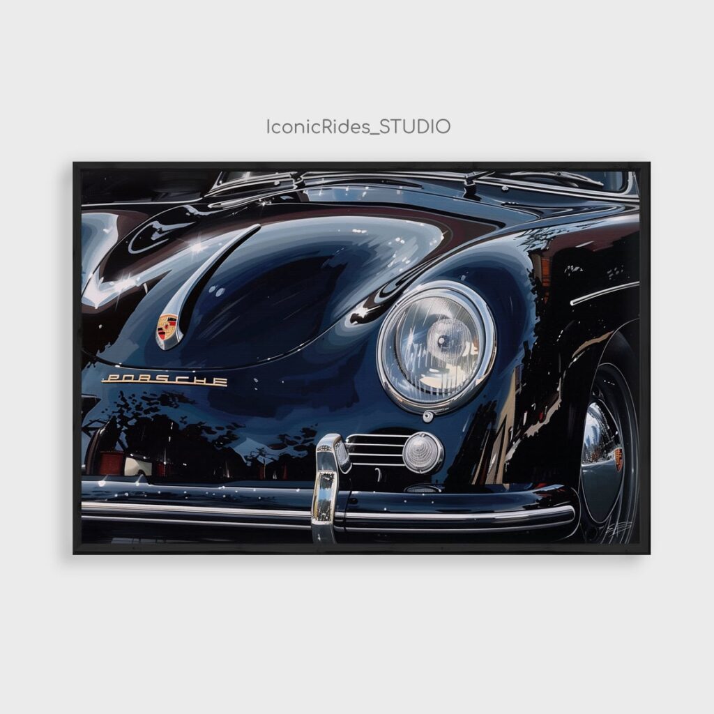 Black Porsche 356 Speedster