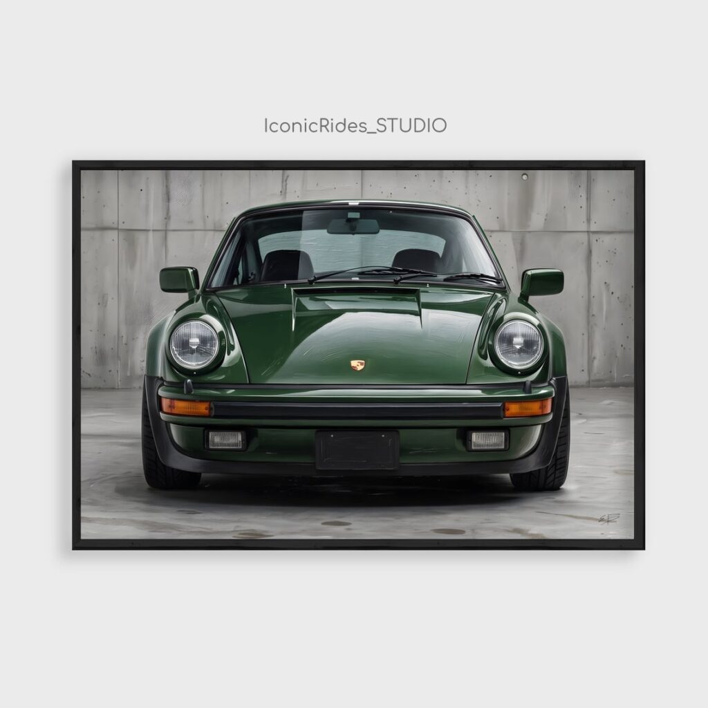 British Racing Green Porsche 930