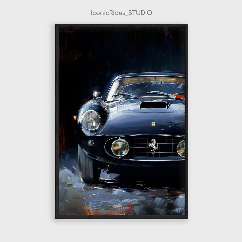 Dark Blue Ferrari 250 GT