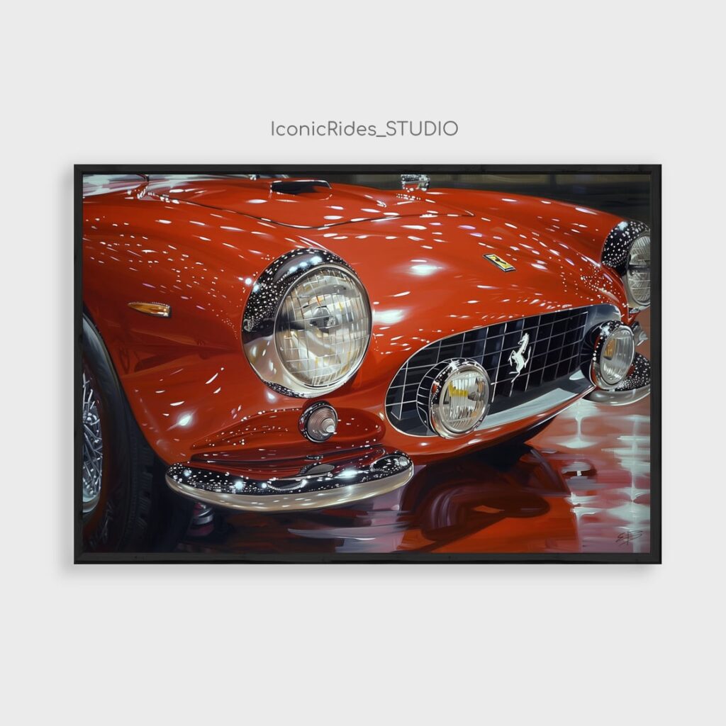 Ferrari 250 SWB Headlight Close-Up