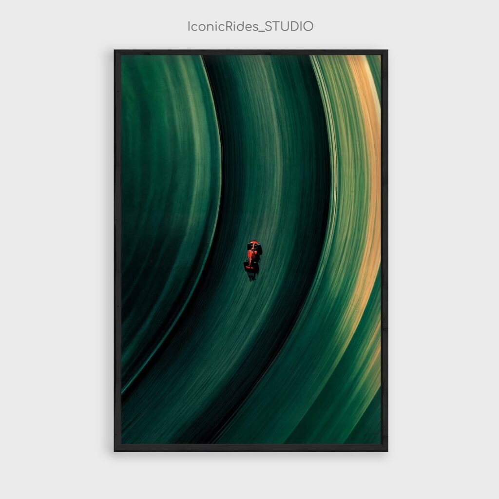 Ferrari F1 from Above, Green