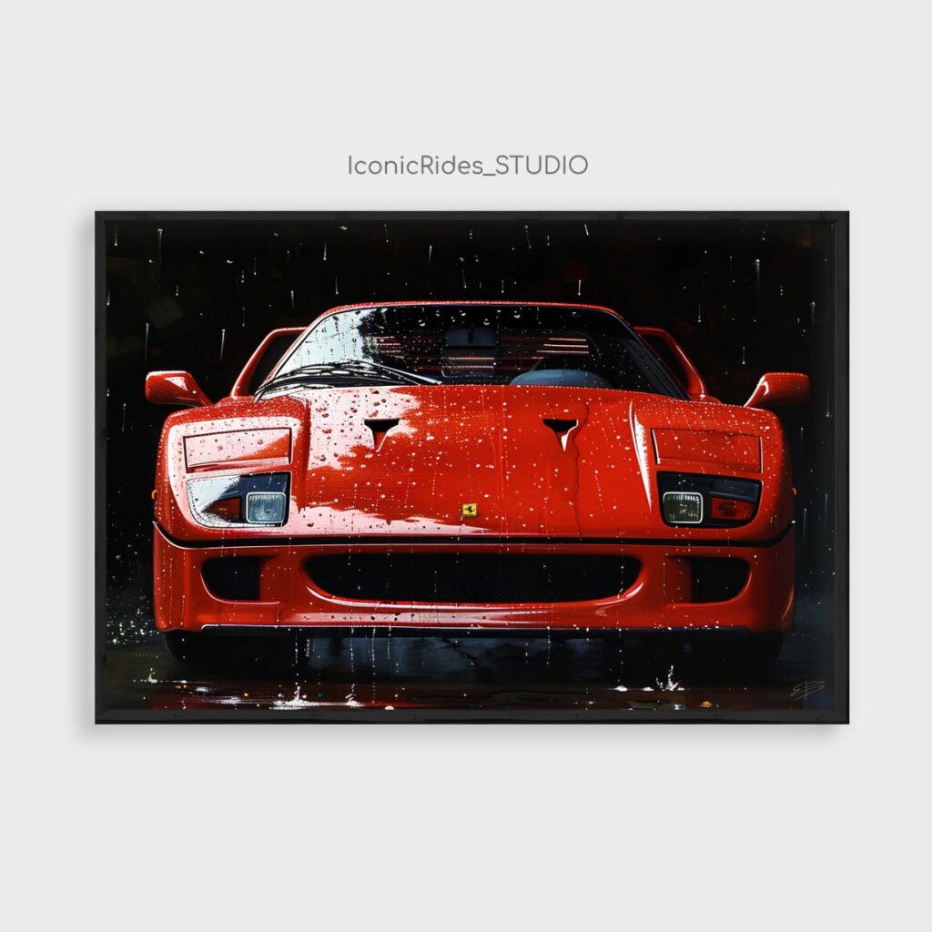 Ferrari F40 Front View