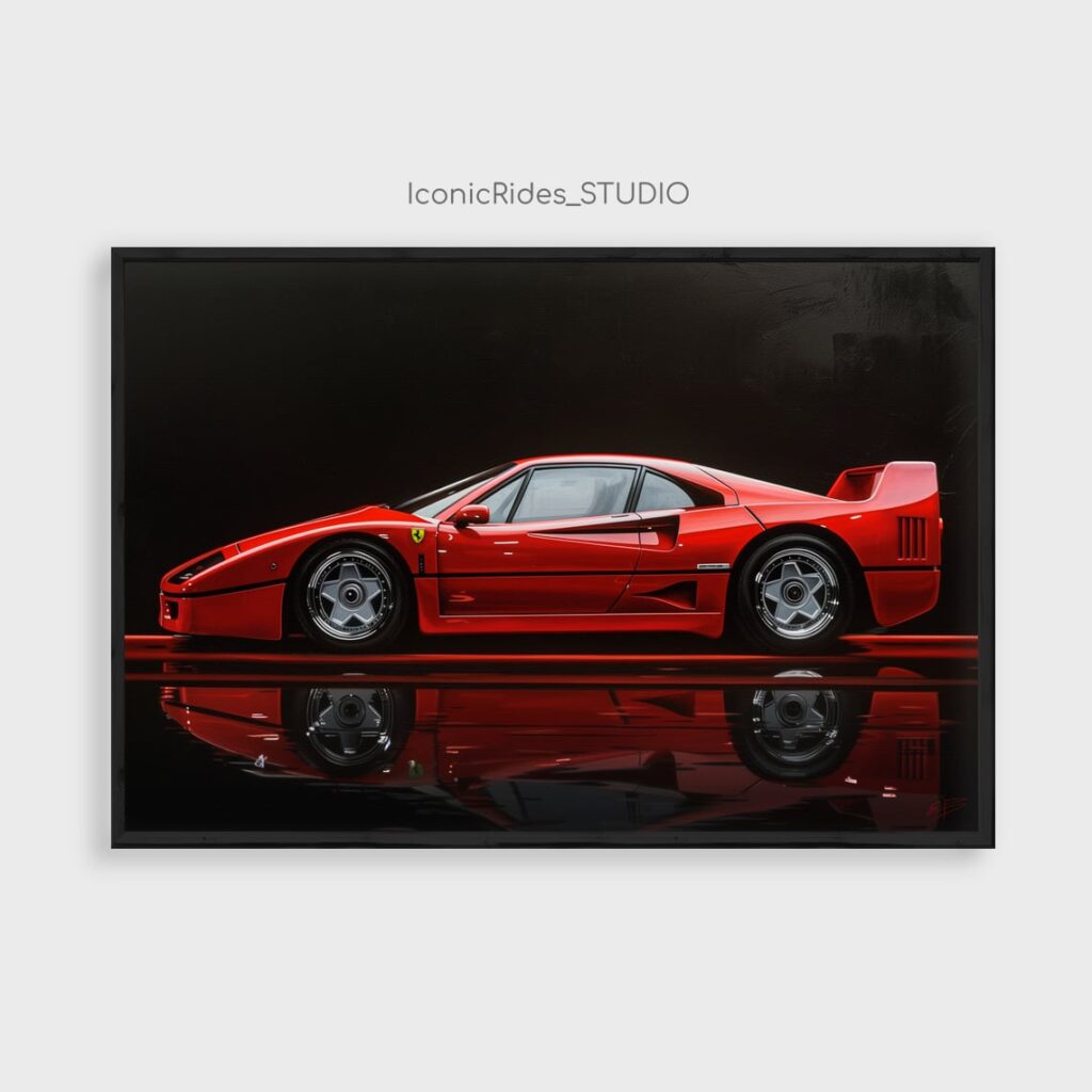 Ferrari F40 Side View