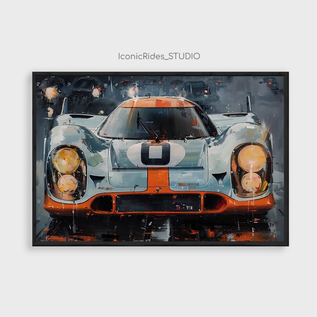 Gulf Porsche 917K Front View