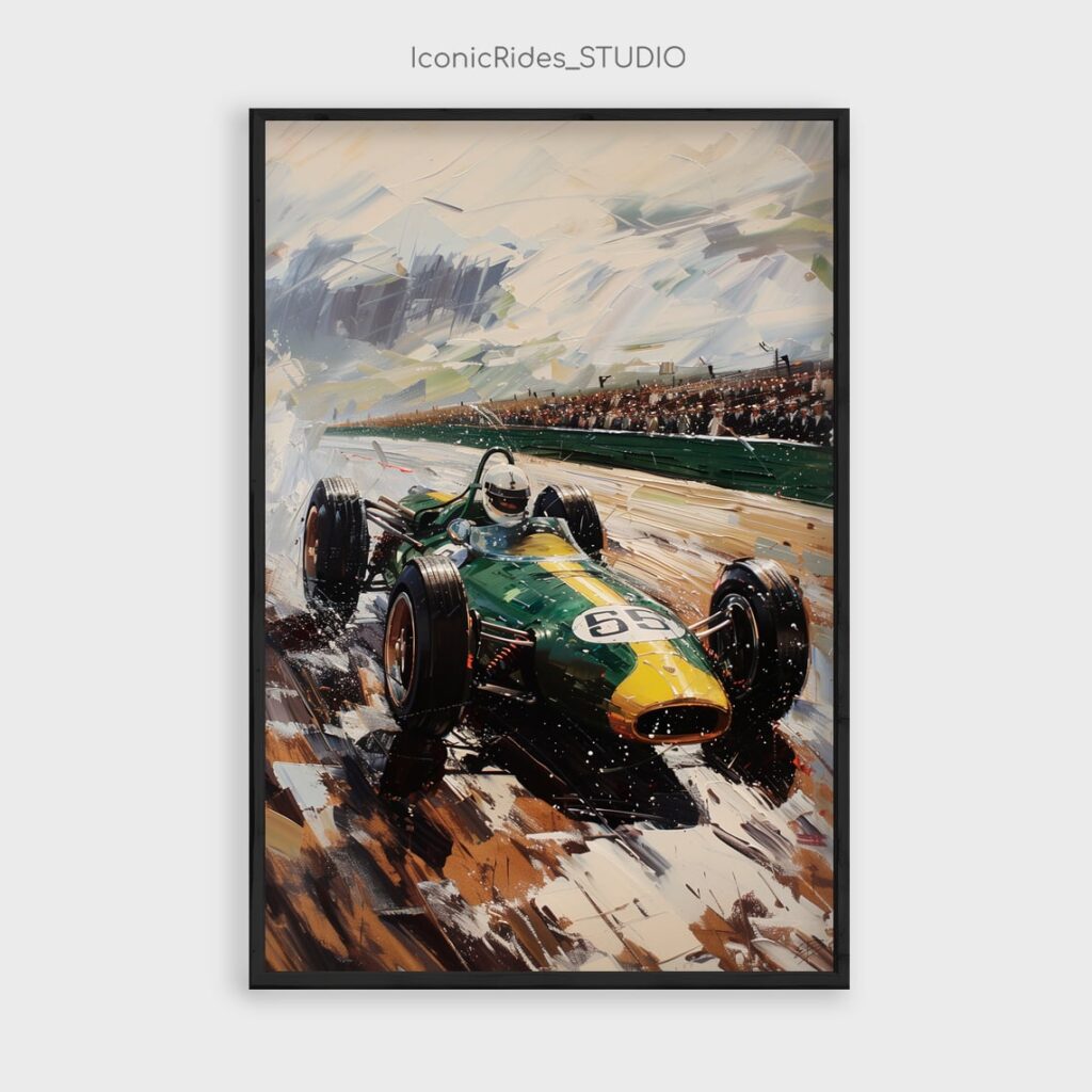 Jim Clark Lotus Racing Abstract