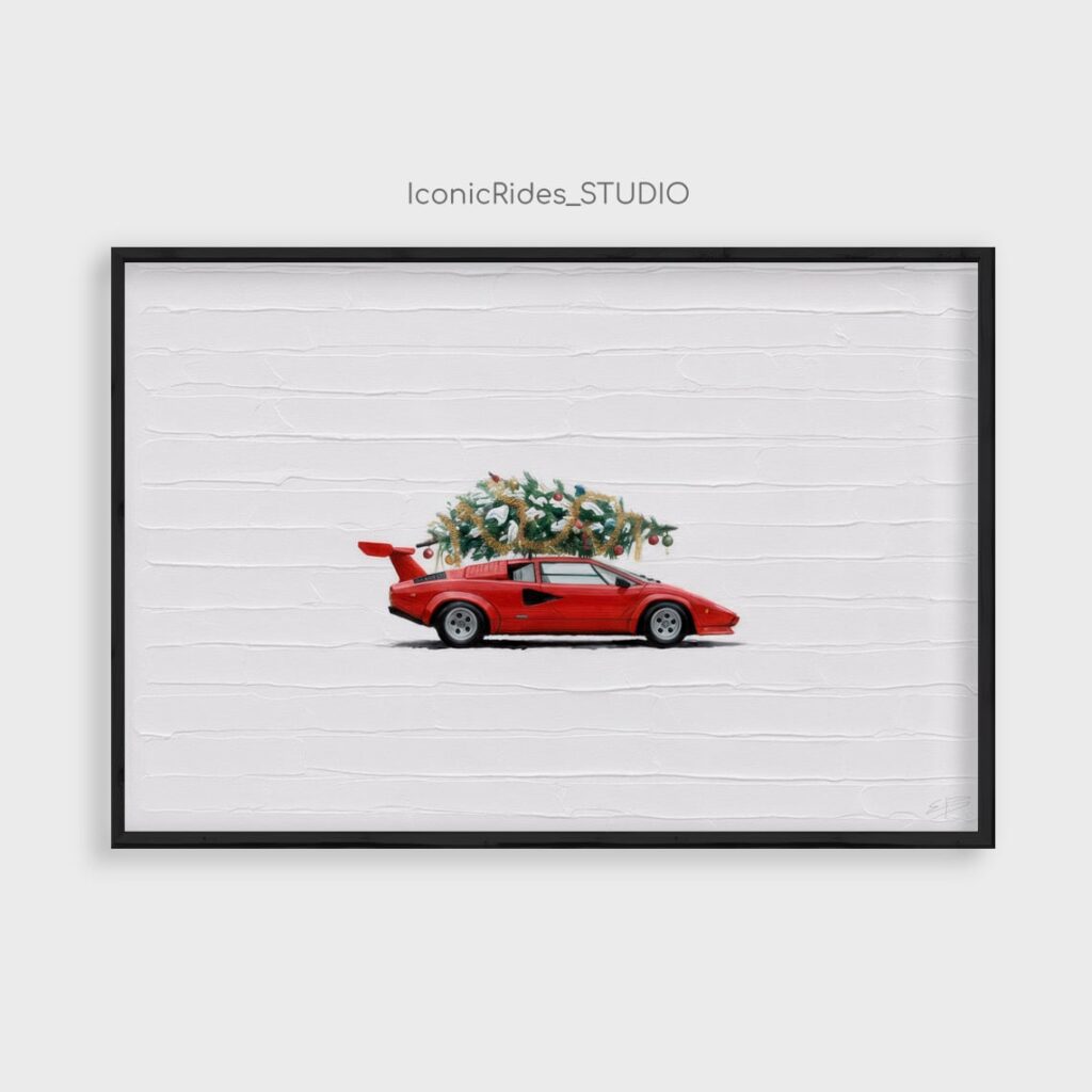 Lamborghini Countach Christmas