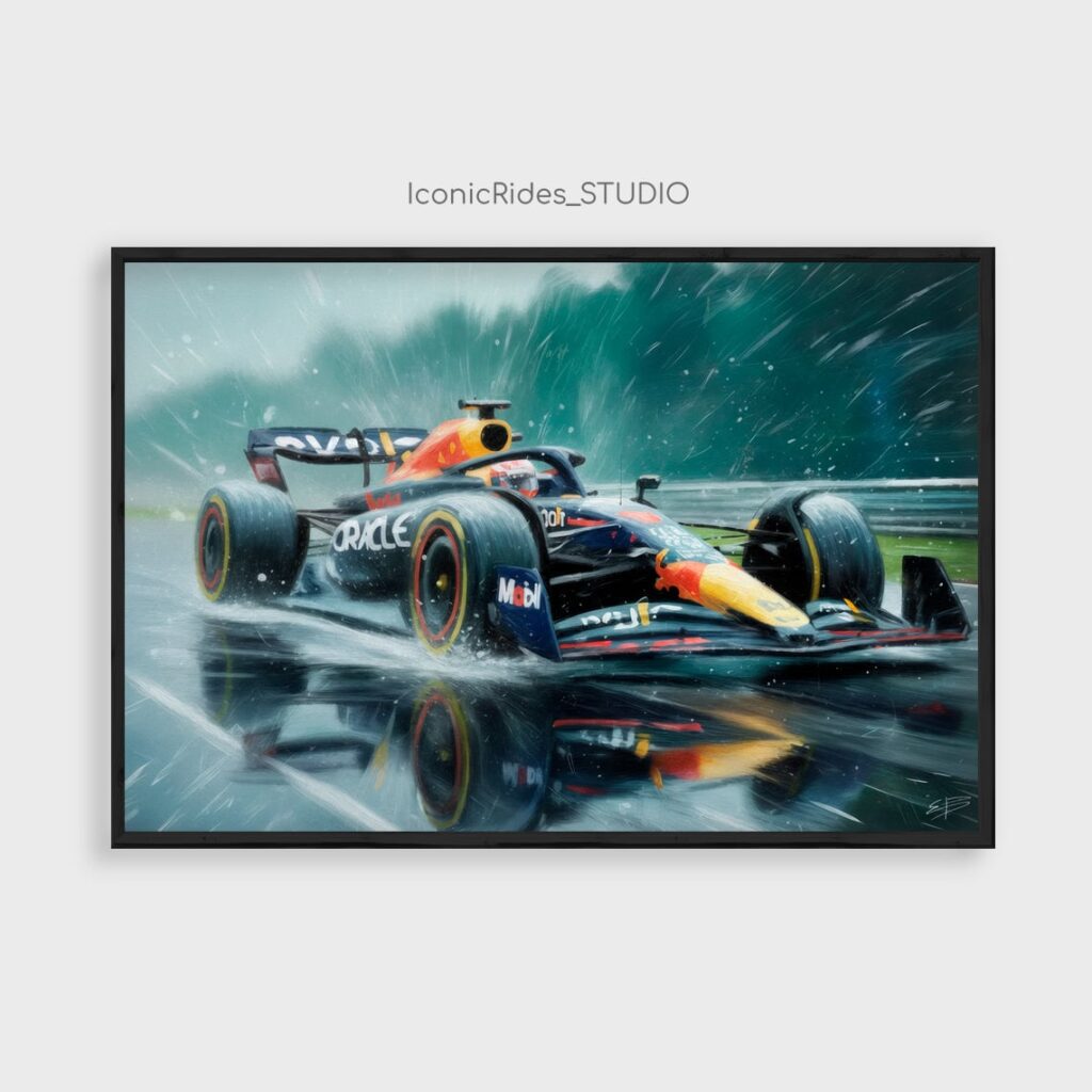 Max Verstappen in the Rain