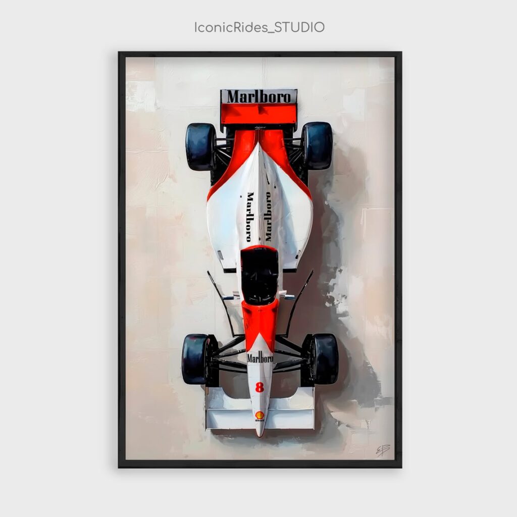 McLaren MP4/8 Top View
