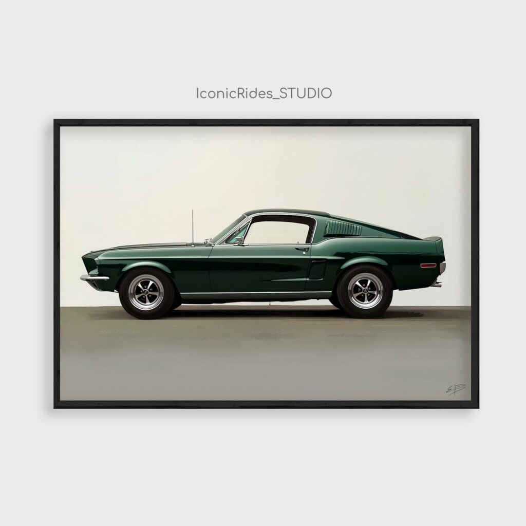 Mustang Bullitt Side View