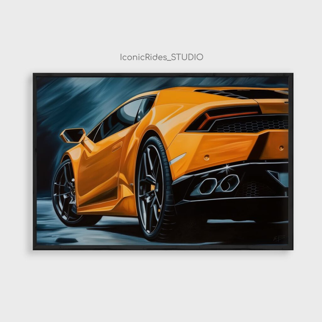 Orange Lamborghini Huracan