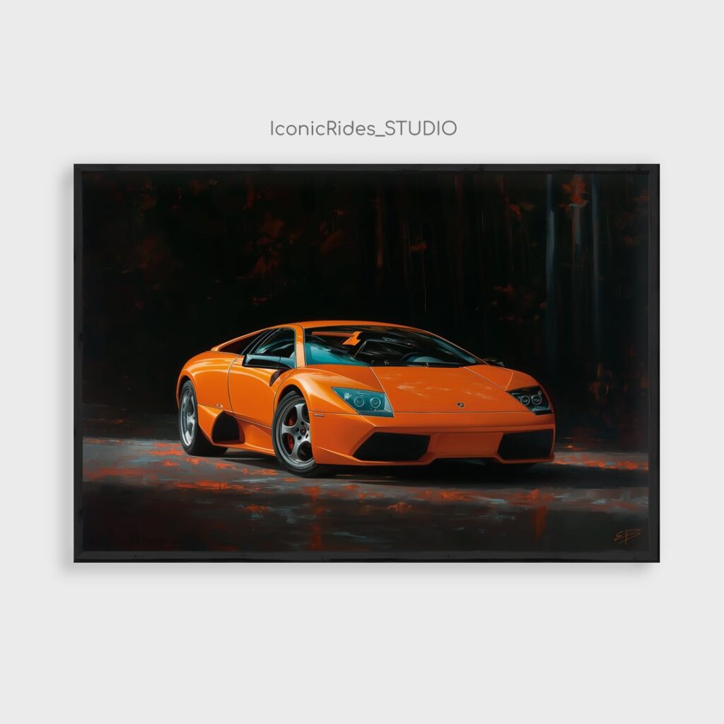 Orange Lamborghini Murcielago