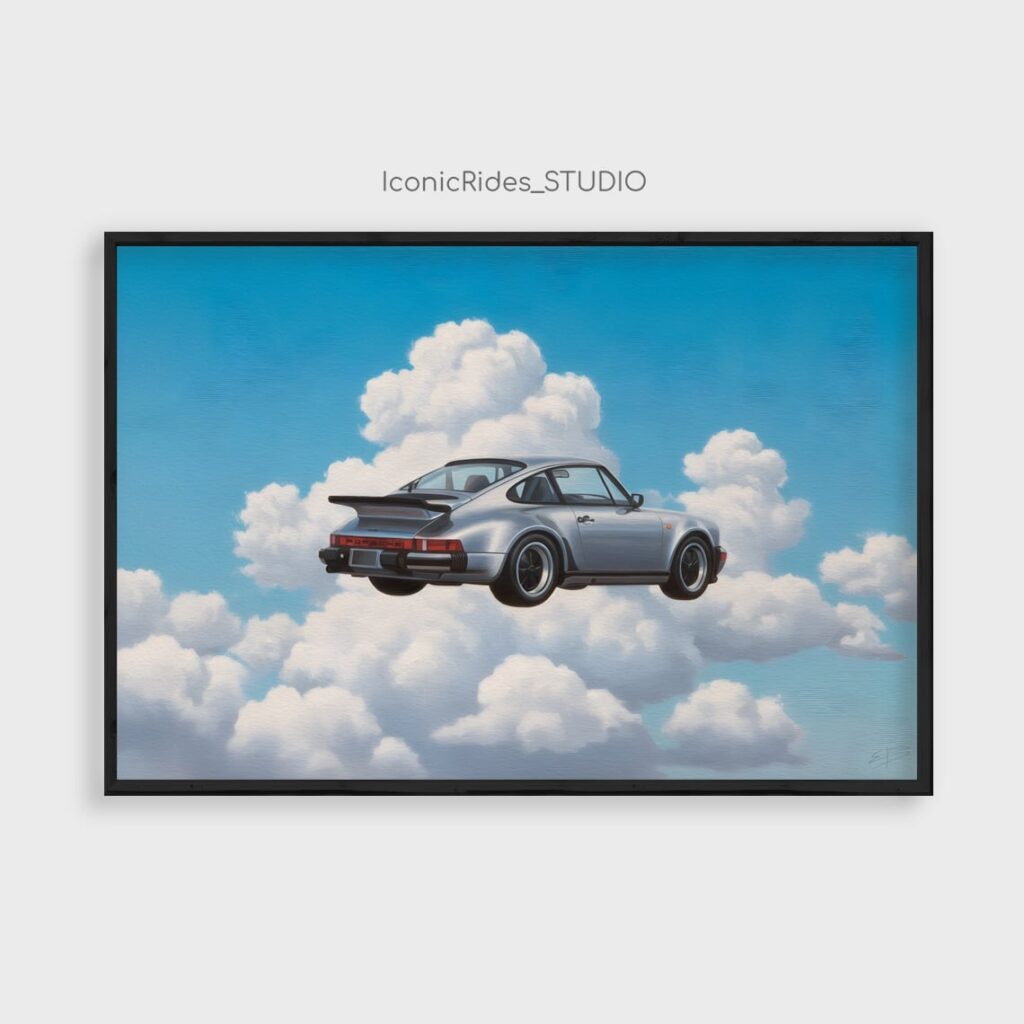 Porsche 930 Turbo in the Clouds