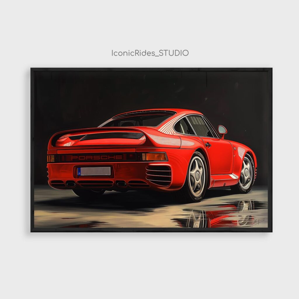 Red Porsche 959