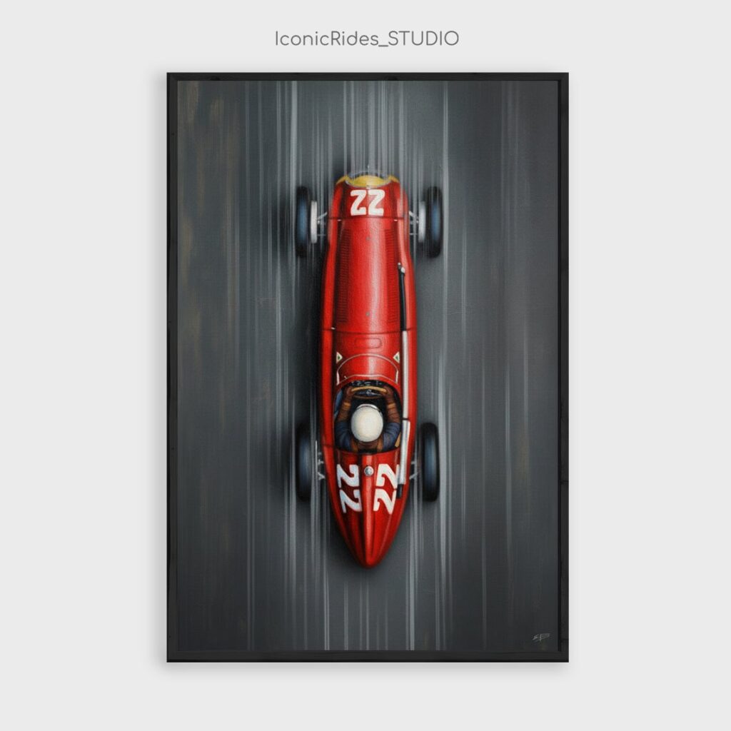 Vintage Alfa Romeo F1 Top View