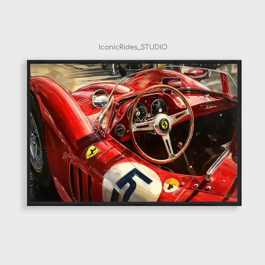 Vintage Ferrari Cockpit #5