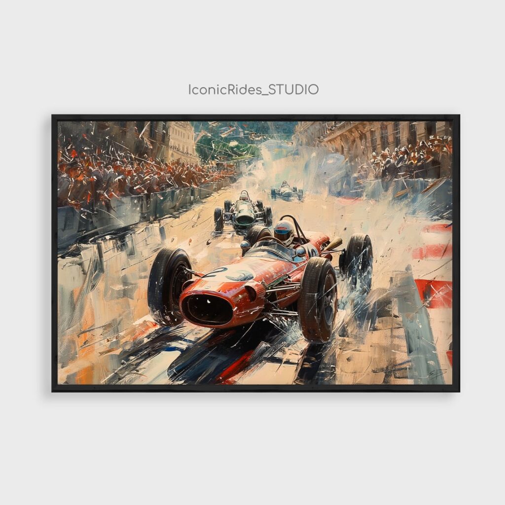 Vintage Monaco Grand Prix Crowd