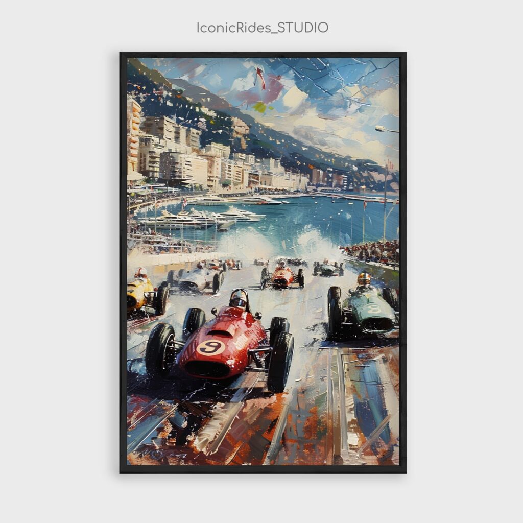 Vintage Monaco Grand Prix Race